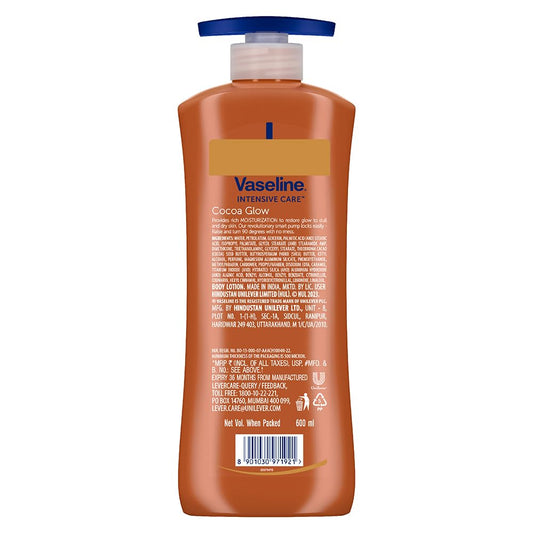 Vaseline Cocoa Glow Body Lotion 600 ml