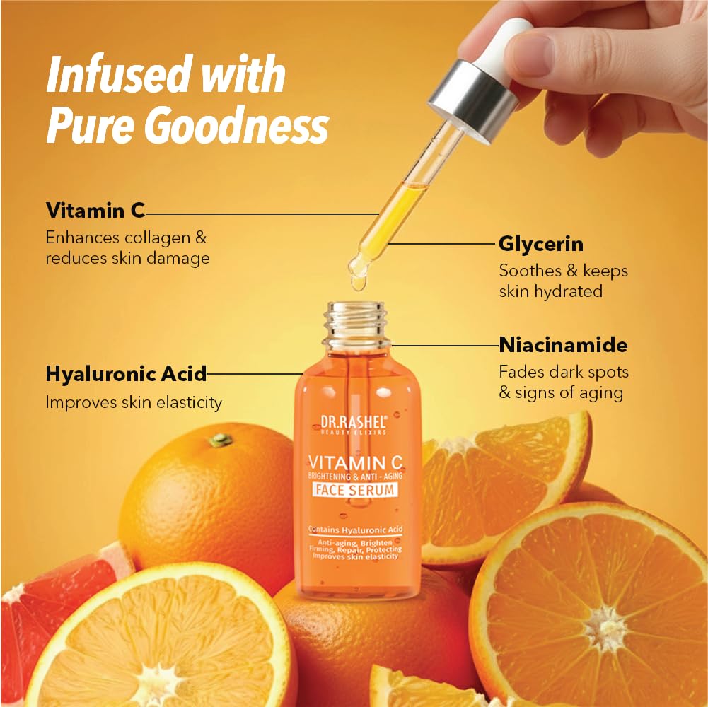 Dr Rashel Vitamin C Brightening & Anti Aging Face Serum 30 ml