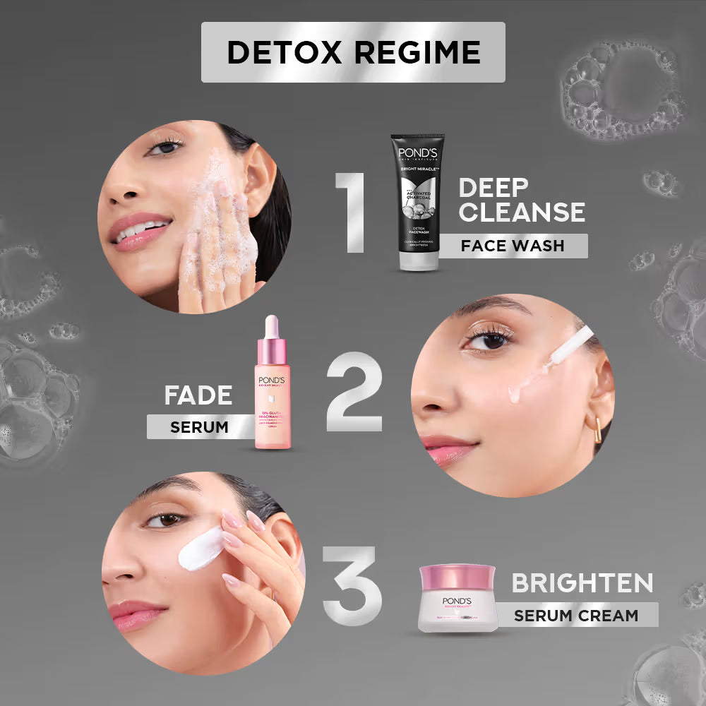 Pond's Bright Miracle Detox Facewash 200 g