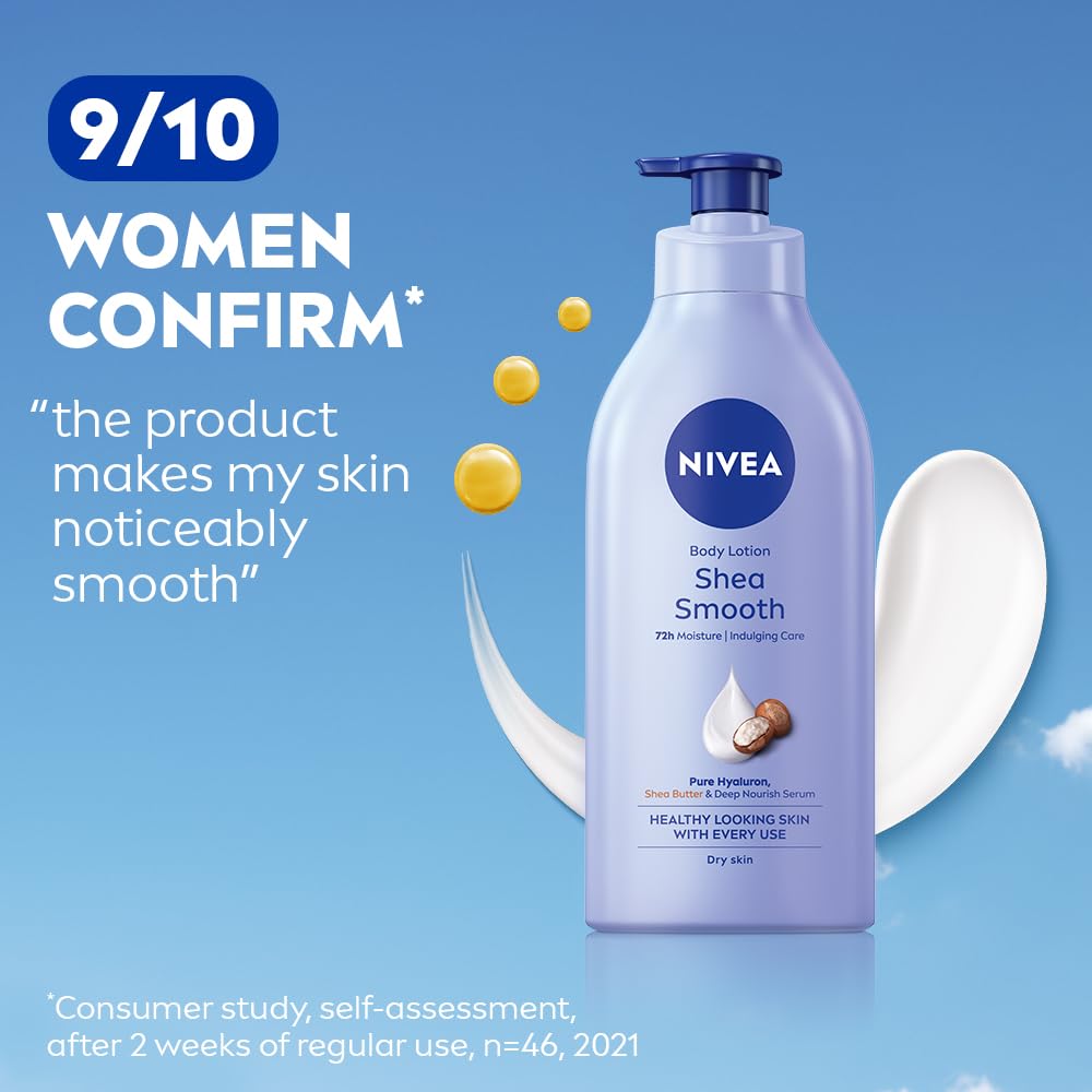Nivea Body Milk Shea Smooth Body Lotion 400 ml