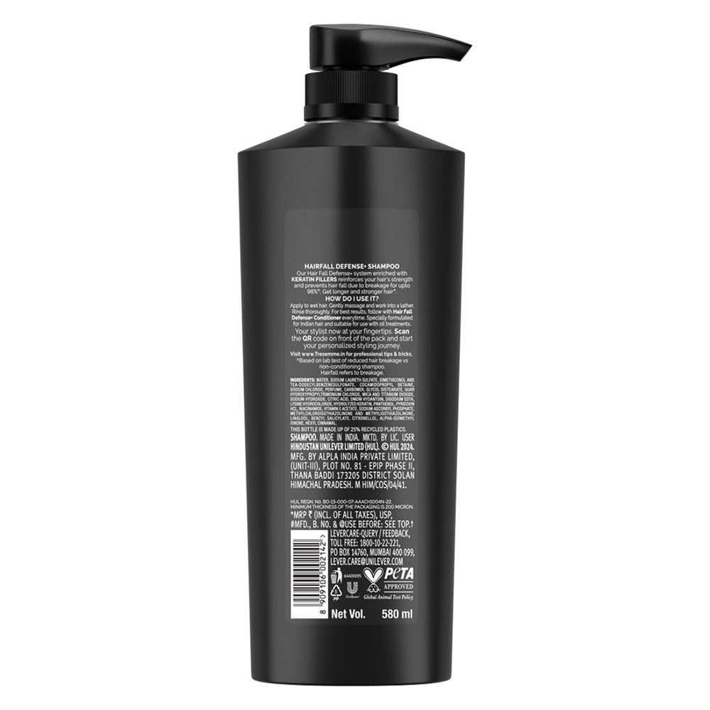 TRESemme Hair Fall Defense Shampoo 580 ml