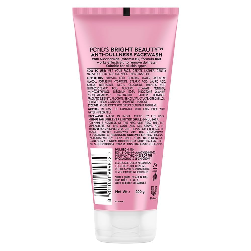 Pond's Bright Beauty Spot-Less Glow Facewash 200 g