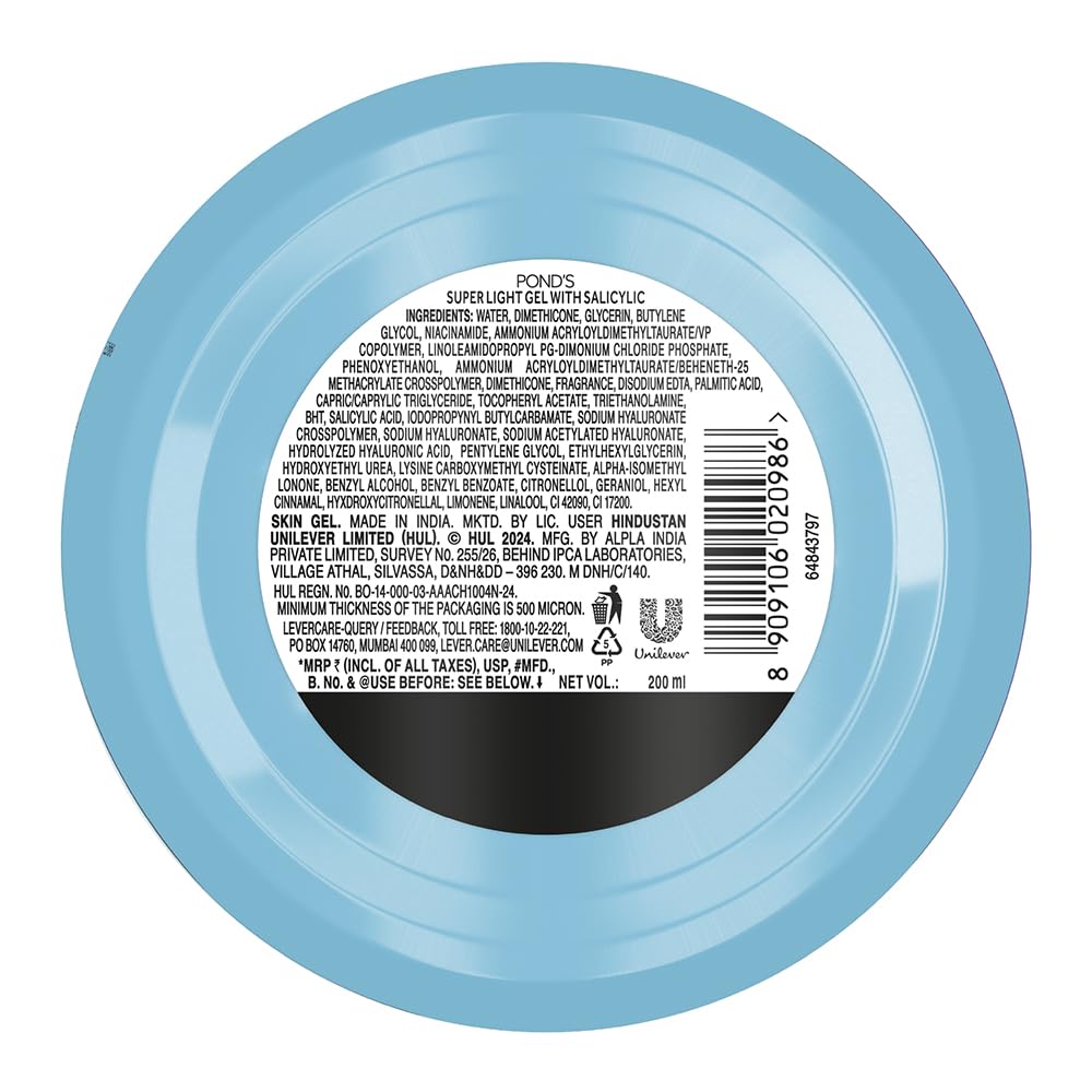 Pond's Super Light Gel Oil Fresh Moisturiser 200 ml