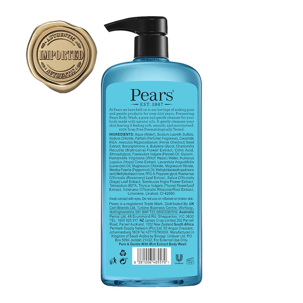 Pears Soft & Fresh Body Wash 750ml