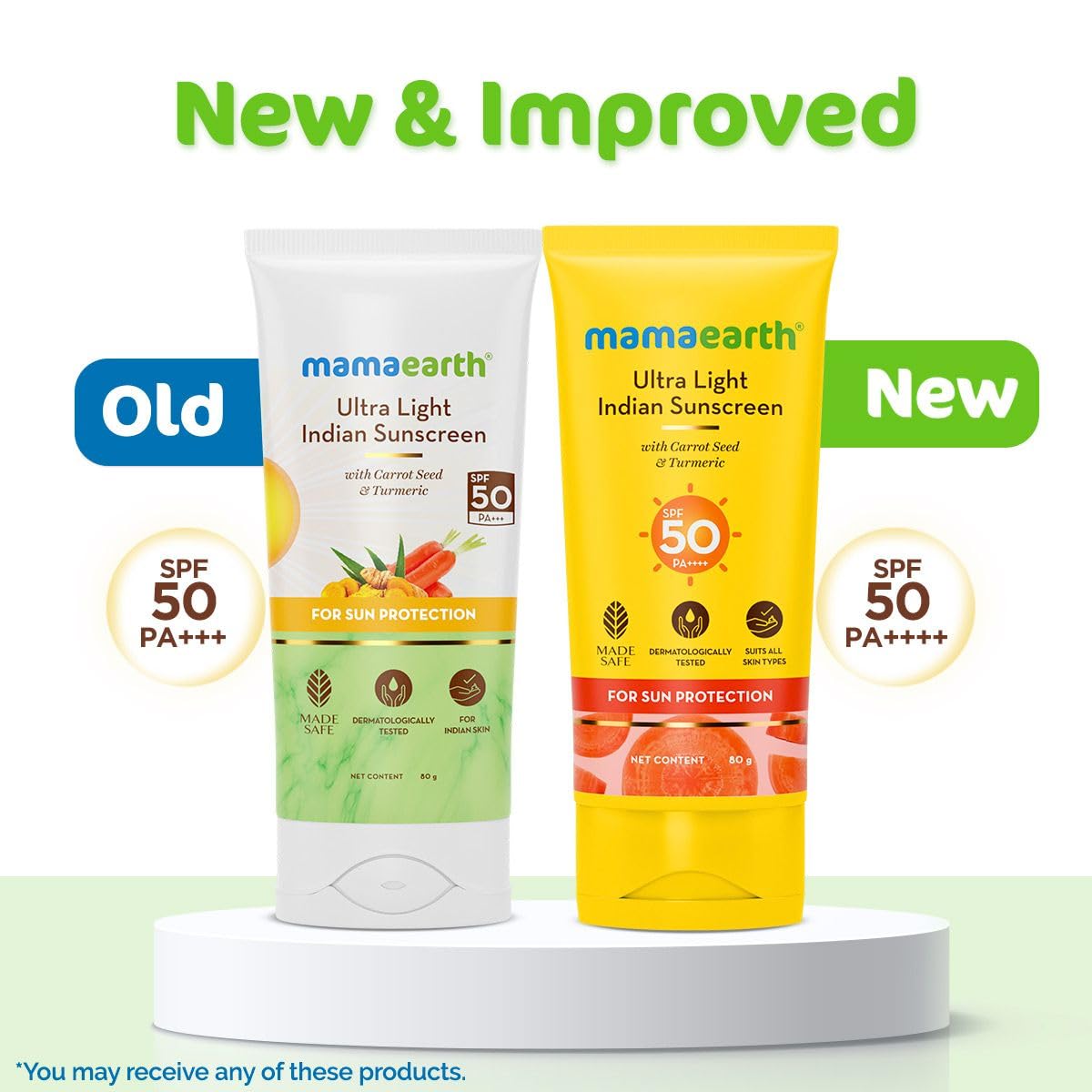 Mamaearth Ultra Light Indian Sunscreen SPF 50 80 g