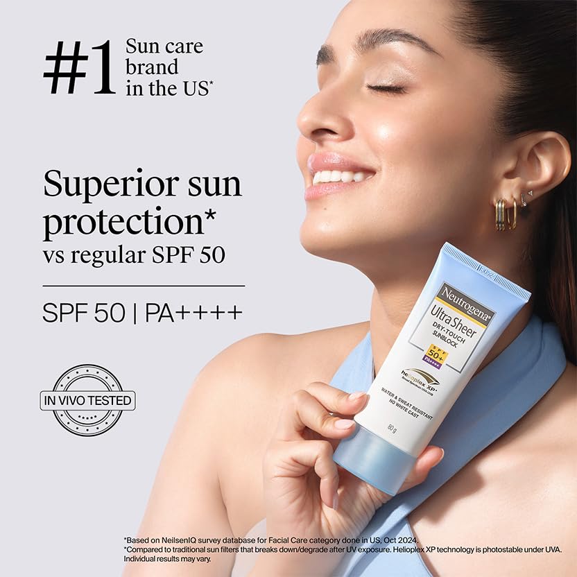 Neutrogena Ultra Sheer Dry Touch Sunblock SPF 50+ 80 g