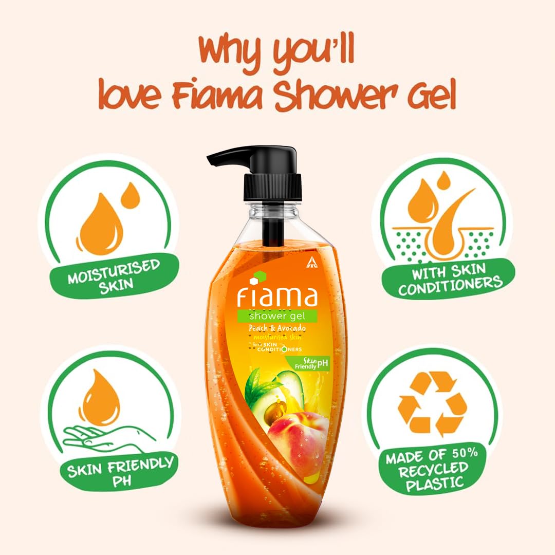 Fiama Peach & Avocado Shower Gel 500 ml