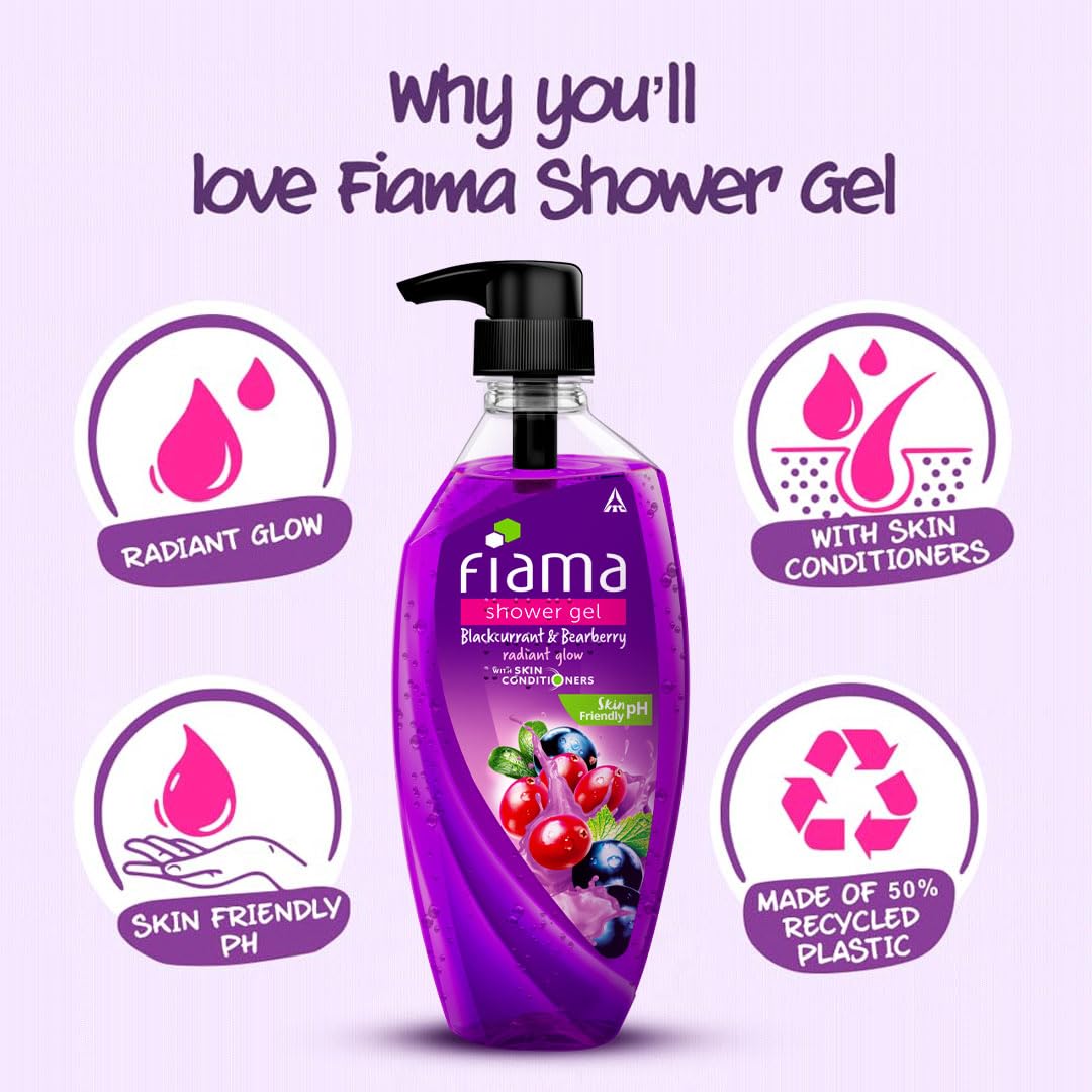 Fiama Blackcurrant & Bearberry Shower Gel 500 ml