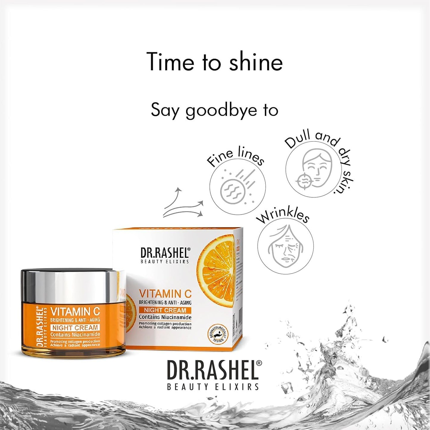 Dr. Rashel Vitamin C Brightening & Anti Aging Cream 50 g